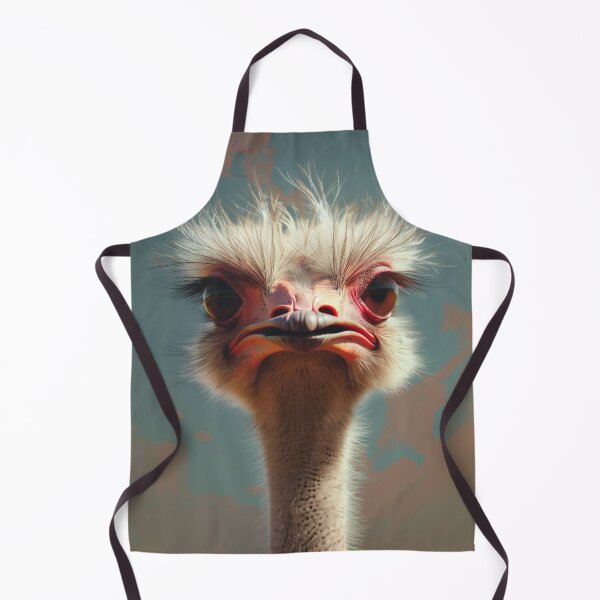 Item preview, Ostrich, Closeup Portrait designed and sold by DigiCre8.