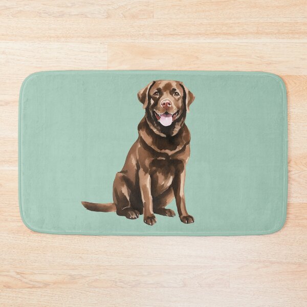 Item preview, Chocolate Lab Watercolor designed and sold by Magnolia Valley Art.