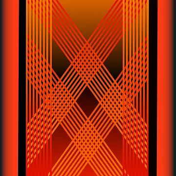 Artwork thumbnail, Caught In The Orange Web by RGSMOOTHFINGER