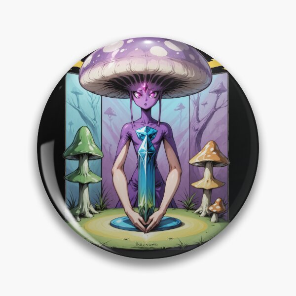 Item preview, Trippy Witchy crystal Magic Mushrooms Alter Sword designed and sold by Arcane  Adorable.