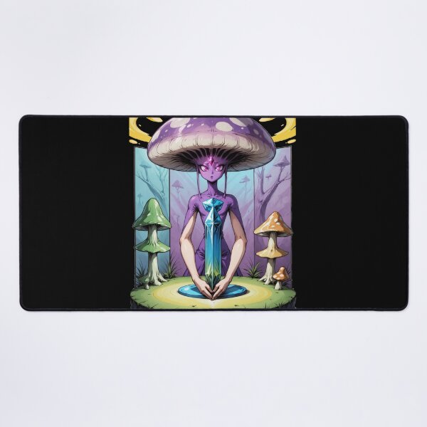 Item preview, Trippy Witchy crystal Magic Mushrooms Alter Sword designed and sold by Arcane Adorable.