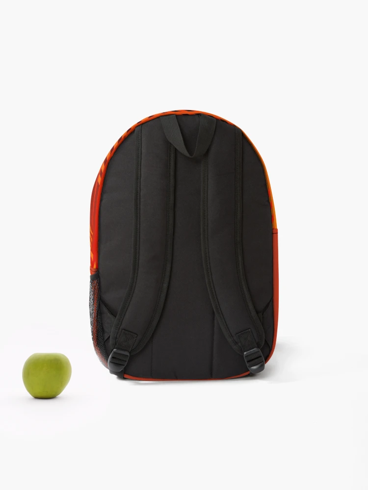 Thumbnail 2 of 3, Backpack, Caught In The Orange Web designed and sold by RGSMOOTHFINGER.