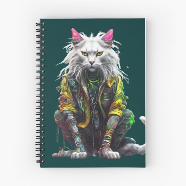 Item preview, Cyber Rasta Tech Cat designed and sold by WILD-WILD-CAT.