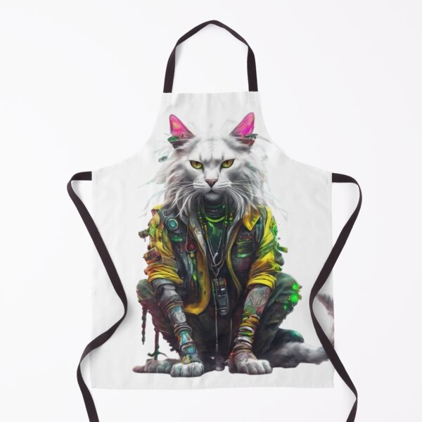 Item preview, Cyber Rasta Tech Cat designed and sold by WILD-WILD-CAT.