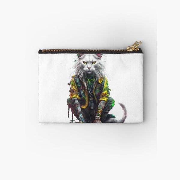 Item preview, Cyber Rasta Tech Cat designed and sold by WILD-WILD-CAT.