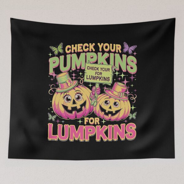 Item preview, Breast Cancer Awareness Check Pumpkins Halloween Pink Ribbon designed and sold by BongsEmporium.