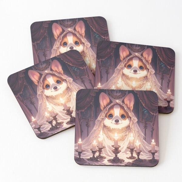 Item preview, Cute Corgi Ghost Seance with Adorable Spirits designed and sold by yinyuecreation.
