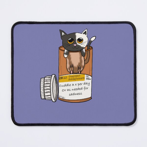 Item preview, Antidepressant kitty designed and sold by WrensDgtDesigns.