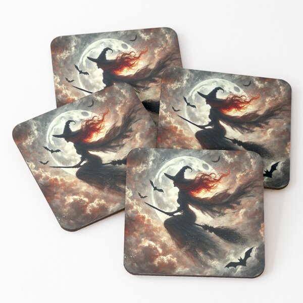 Item preview, Flying Witch On Broom designed and sold by GravNReflection.