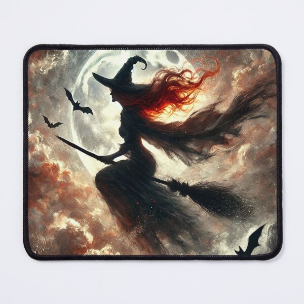 Item preview, Flying Witch On Broom designed and sold by GravNReflection.
