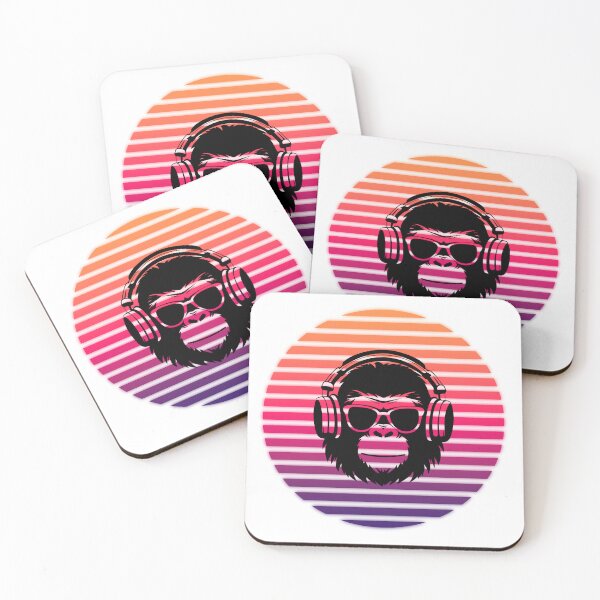 Item preview, Gorilla wearing headphones designed and sold by nmack83.