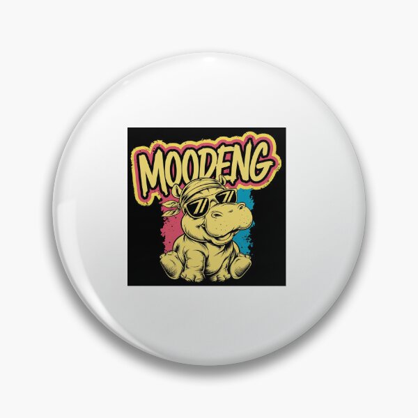 Item preview, Retro Chill Moodeng designed and sold by benjyjump.