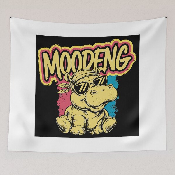 Item preview, Retro Chill Moodeng designed and sold by benjyjump.