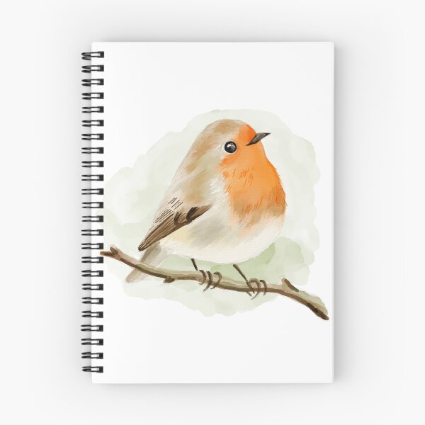 Item preview, titmouse watercolor illustration hand drawn designed and sold by artbymadina.
