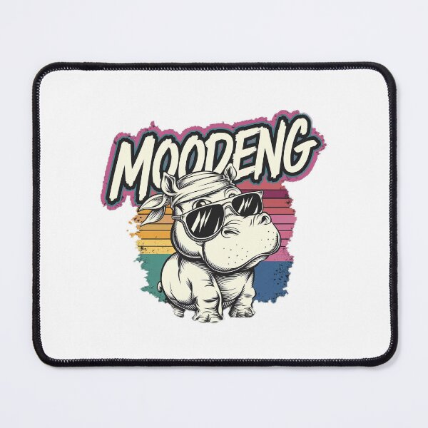Item preview, Sunset Swagger Hippo:Moodeng designed and sold by benjyjump.