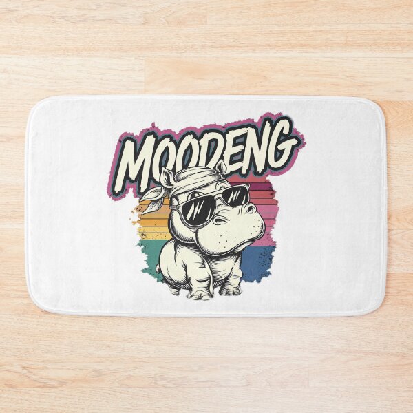 Item preview, Sunset Swagger Hippo:Moodeng designed and sold by benjyjump.