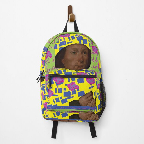 Item preview, "She Loves Me. She Loves Me Not, Portrait of a Man with a Pink" (after Sittow, 1500) designed and sold by Trace XIII.