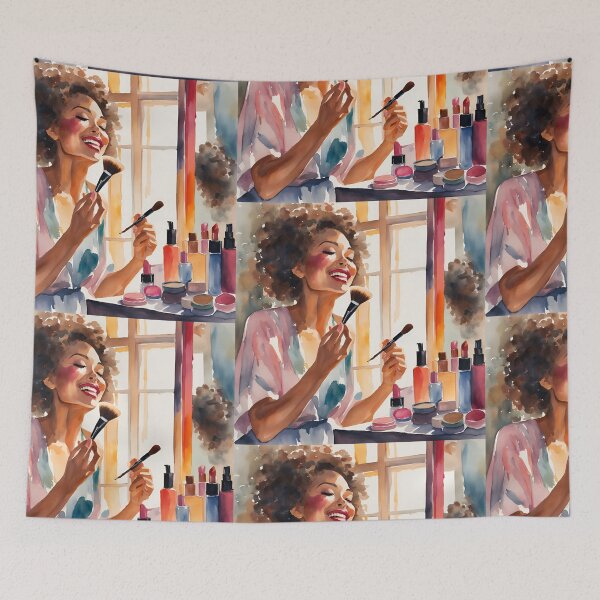 Item preview, "Makeup Magic – Beauty Lover’s Art for Glam Enthusiasts" designed and sold by Luxurystore3.