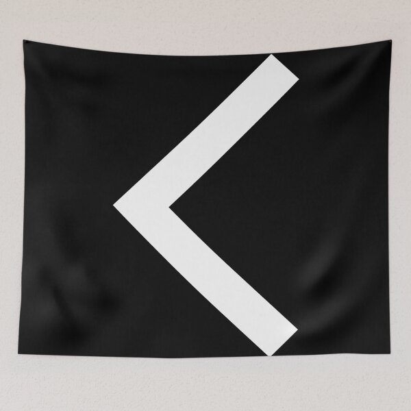 Item preview, Minimalist Left Arrow Icon – Bold White Design as like UI Interface designed and sold by DoodlyDelights.
