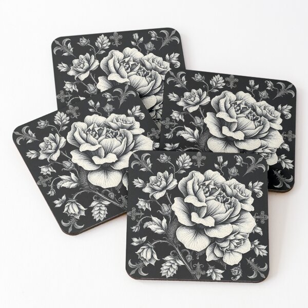 Item preview, Gothic Floral Pattern #6 designed and sold by Kaleidoscope Print.