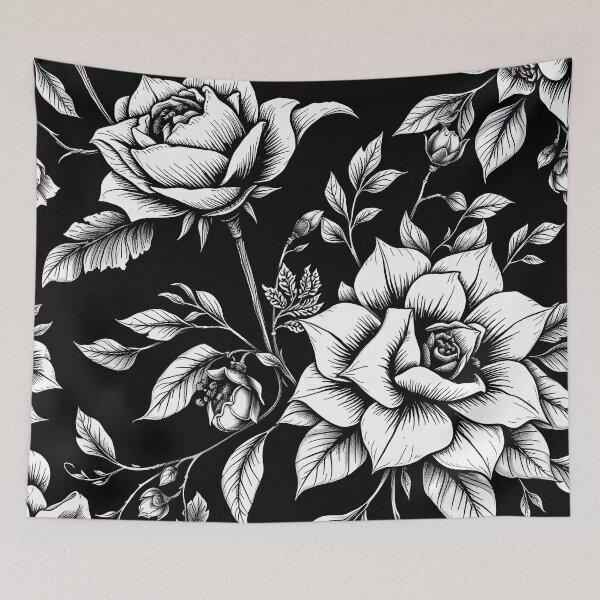 Item preview, Gothic Floral Pattern #7 designed and sold by Kaleidoscope Print.
