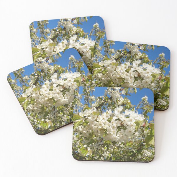Item preview, White blossom, blue sky designed and sold by LittleBettyMakes.