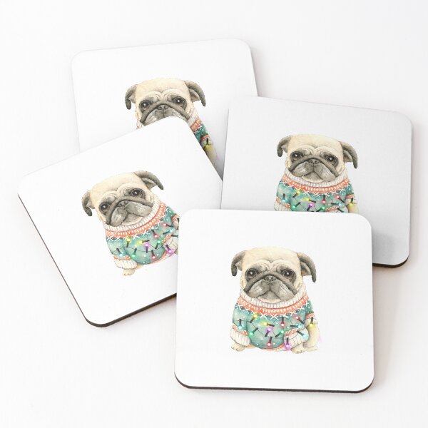 Item preview, Pug Christmas designed and sold by Luisshopp.