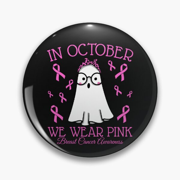 Item preview, Breast Cancer Awareness In October We Wear Pink Halloween Ghost Leopard Bandana Boosheet designed and sold by BBBLClo.
