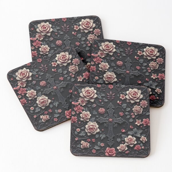 Item preview, Gothic Floral Pattern #19 designed and sold by Kaleidoscope Print.