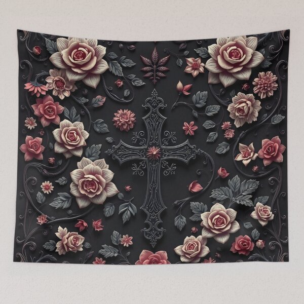 Item preview, Gothic Floral Pattern #19 designed and sold by Kaleidoscope Print.