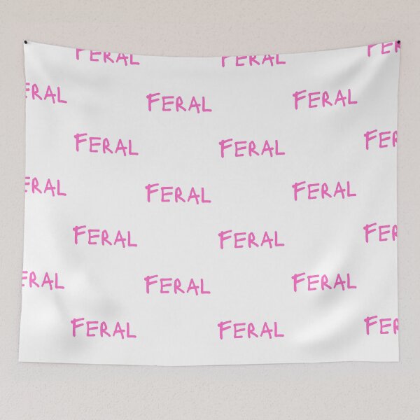 Item preview, Feral tshirt feral gen z slang tee Funny kids gift cool gen z gift t-shirt FERAL kids wild toddler gift mom tshirt toddler mum designed and sold by LaundrySalt.