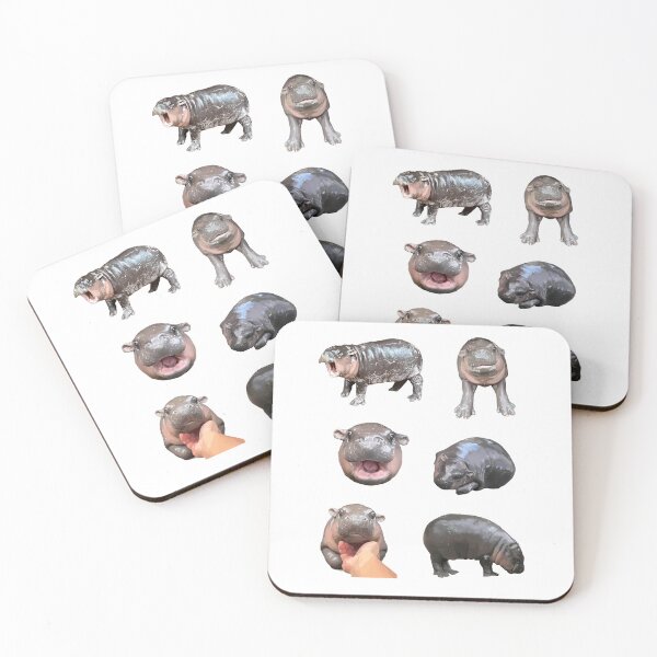 Item preview, Cute Moo Deng Vector Art Bundle, Moo Deng Sticker Pack designed and sold by CreatureHouse95.