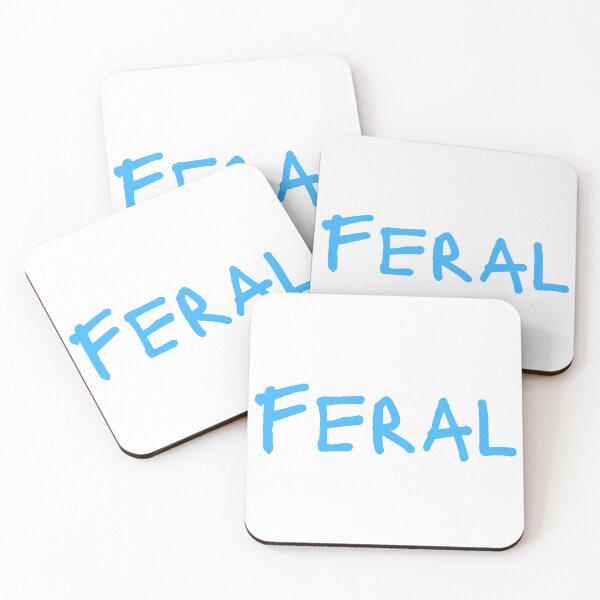 Item preview, Feral tshirt feral gen z slang tee Funny kids gift cool gen z gift t-shirt FERAL kids wild toddler gift mom tshirt toddler mum designed and sold by LaundrySalt.