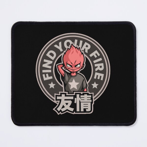 Item preview, The red fire boy monster designed and sold by HYPERBADGE.