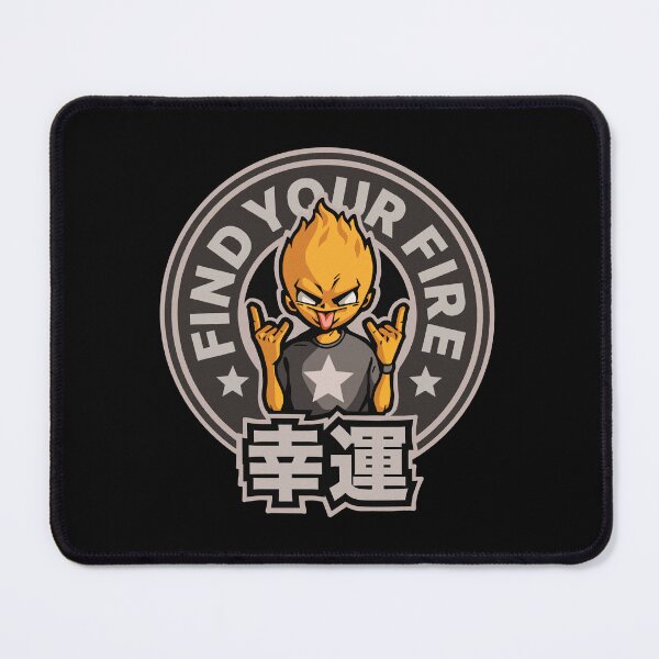 Item preview, The yellow fire boy monster designed and sold by HYPERBADGE.
