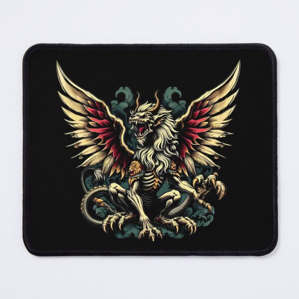 Item preview, Halloween Skeleton Manticore funny vintage designed and sold by PAVOXAR.
