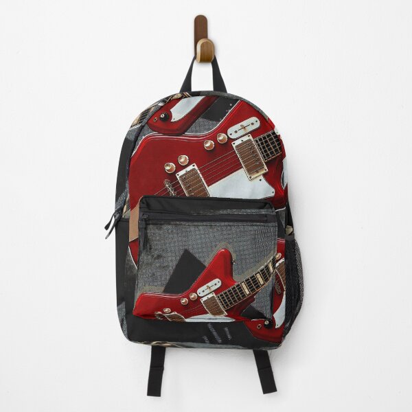 Artikelvorschau, Drei rote Gitarren im Pop Art De Stijl-Stil entworfen und verkauft von AuroraXGreen.