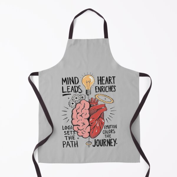 Item preview, Mind vs Heart: Balance of Logic and Emotion in Life’s Journey designed and sold by love3617.