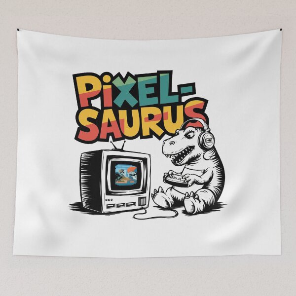 Item preview, Pixel-Saurus Playtime designed and sold by benjyjump.
