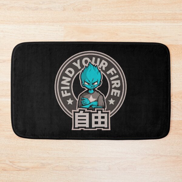 Item preview, The blue fire boy monster designed and sold by HYPERBADGE.