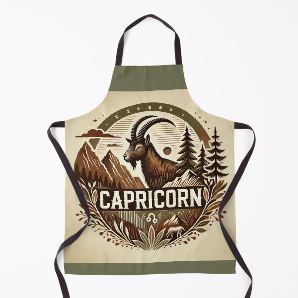 Item preview, Capricorn And Nature Zodiac Sign designed and sold by Sototos® ⭐⭐⭐⭐⭐.