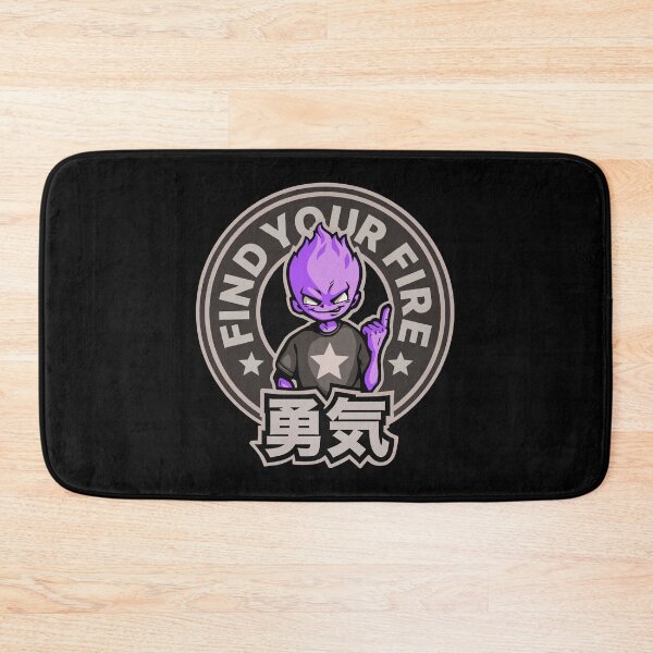 Item preview, The purple fire boy monster designed and sold by HYPERBADGE.