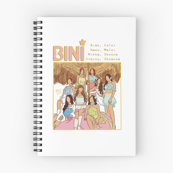 Item preview, Bini Pantropiko Members Names *pink version* designed and sold by Toshi and Co..