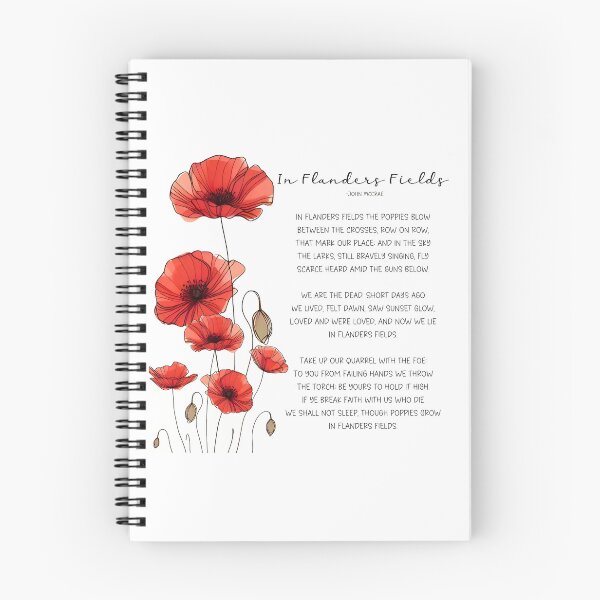 Item preview, In Flanders Fields The Poppies Blow Remembrance Day designed and sold by HowToCanadian.