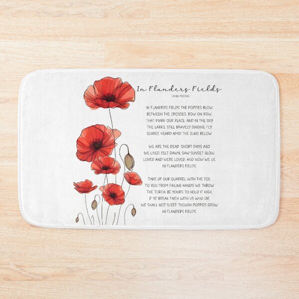 Item preview, In Flanders Fields The Poppies Blow Remembrance Day designed and sold by HowToCanadian.