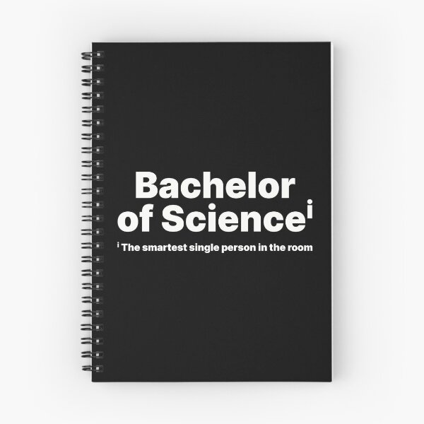 Item preview, Bachelor of Science - The smartest, single person in the room designed and sold by ThingsOnTees.