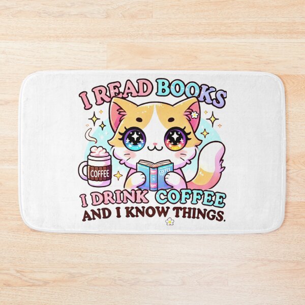 Item preview, Kawaii Anime Read Books Drink Coffee Know Things designed and sold by PanfurWare-LLC.