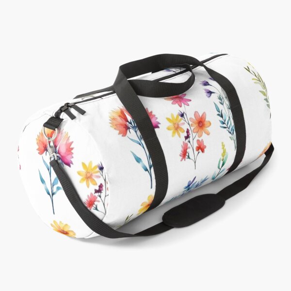 Item preview, Watercolor wildflowers on a white background designed and sold by mind-coloring.