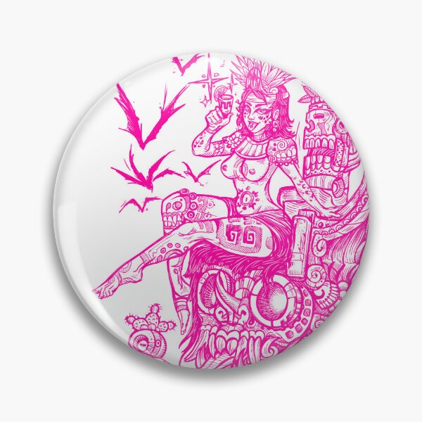 Artikelvorschau,  rosa Fledermaus-Gott-Hexe entworfen und verkauft von UrielCalavera.