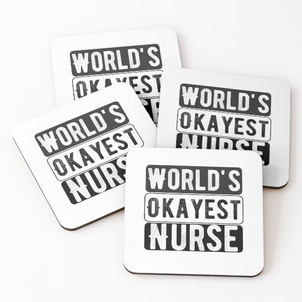 Item preview, World's Okayest Nurse designed and sold by belladesign7.